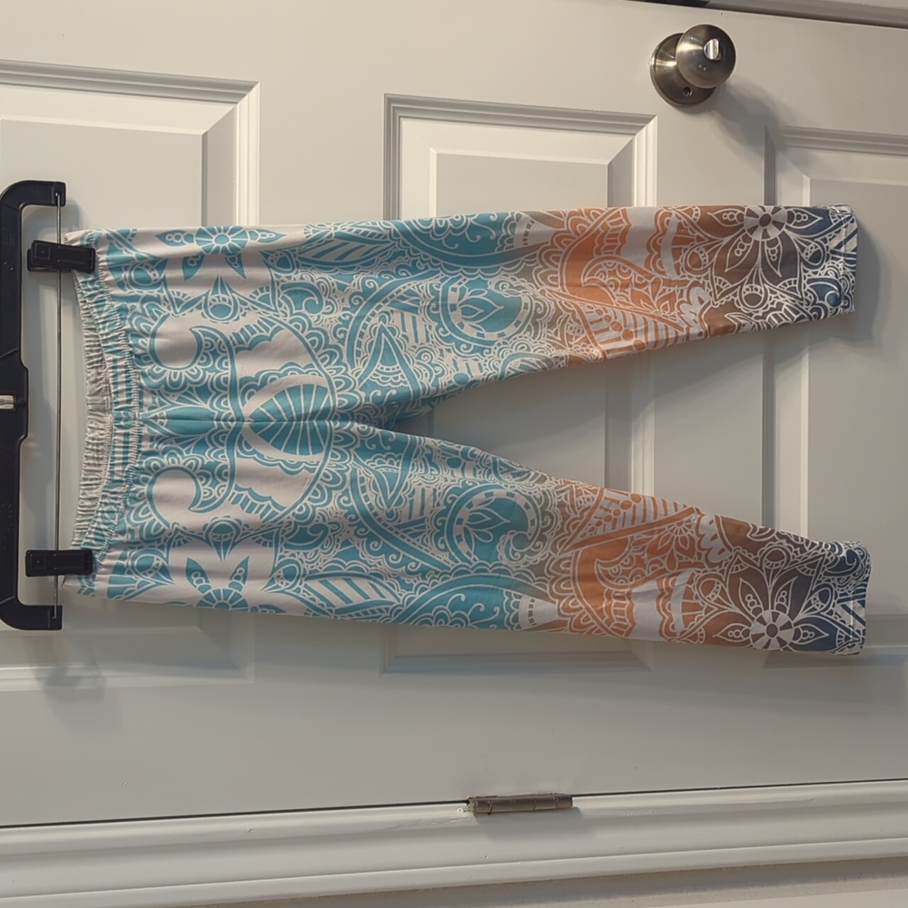 3/4 leggings with design